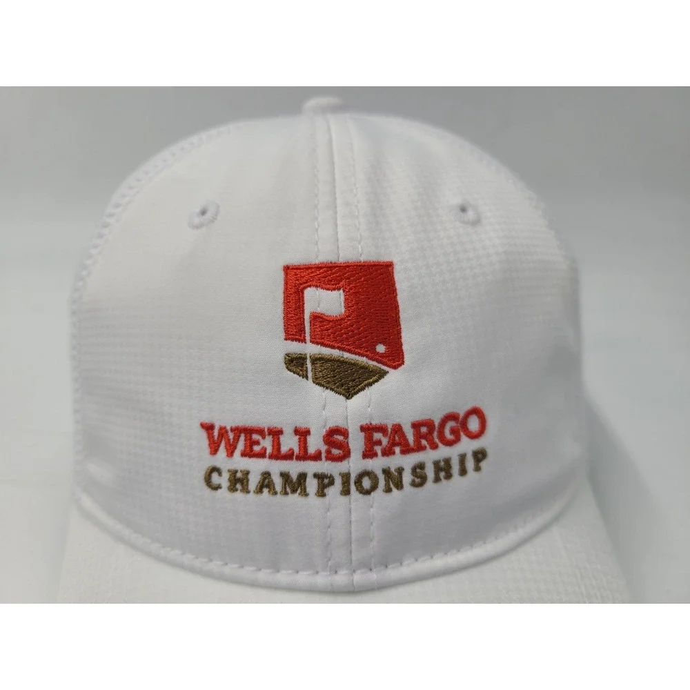Women Wells Fargo Championship Ahead Adjustable Golf Hat Cap Ladies Fit‎ White